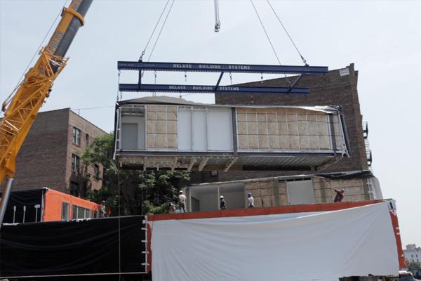 Image of This Prefab Building Is A First For New York