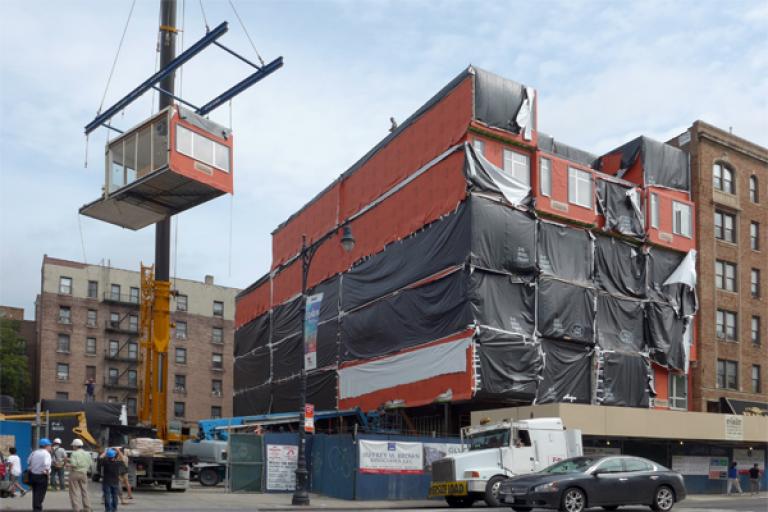 Image of Watch A New Prefab Building Rise In NYC, Stack by Stack